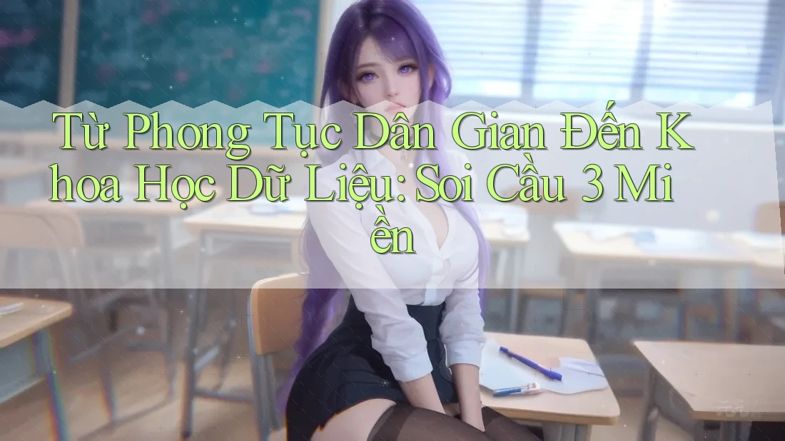 Từ Phong Tục Dân Gian Đến Khoa Học Dữ Liệu: Soi Cầu 3 Miền Từ Phong Tục Dân Gian Đến Khoa Học Dữ Liệu: Soi Cầu 3 Miền