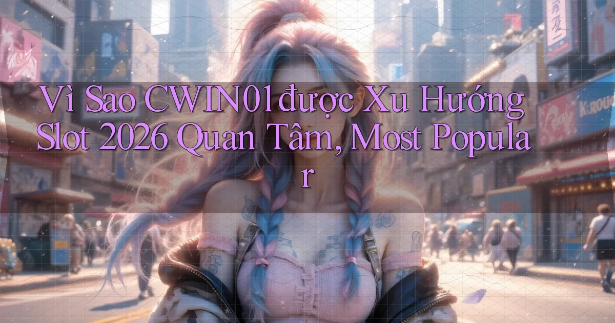 Vì sao Cwin01 được xu hướng slot 2026 quan tâm, most popular