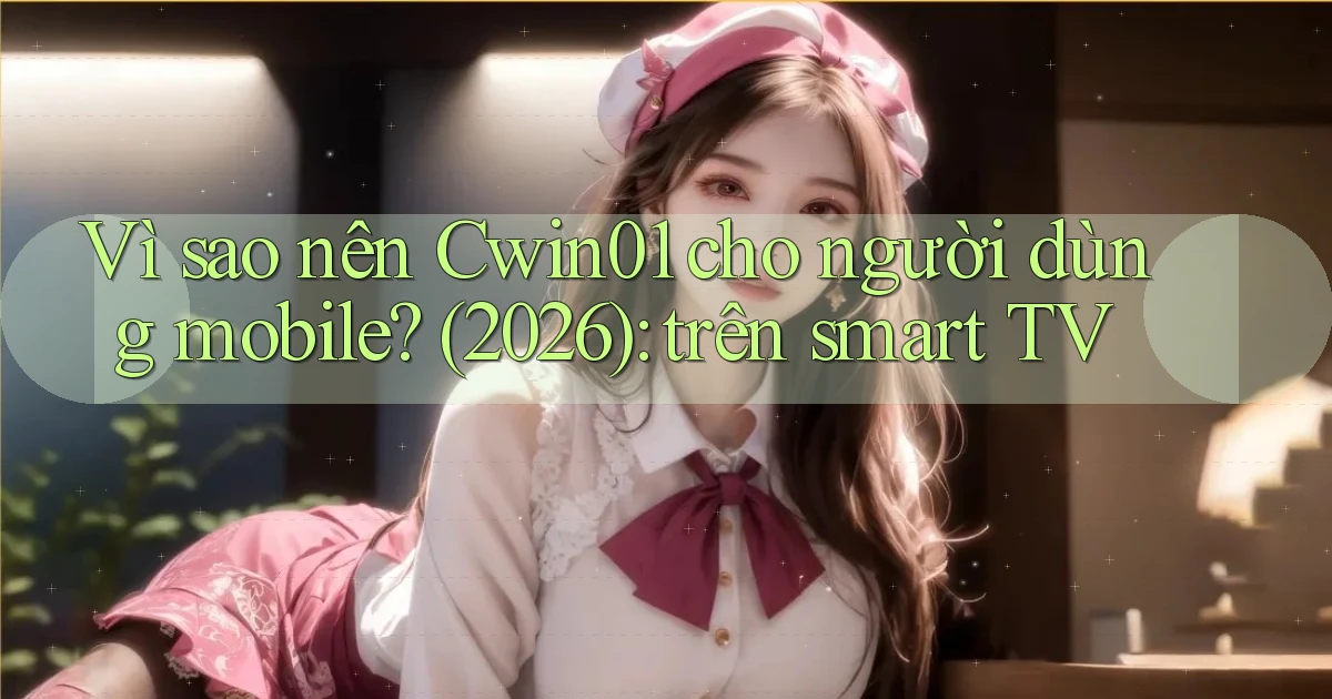Vì sao nên Cwin01 cho người dùng mobile (2026) trên smart TV