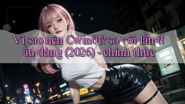 Vì sao nên Cwin01 so với lần đầu dùng (2026)   chính thức